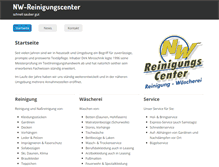 Tablet Screenshot of nw-reinigungscenter.de